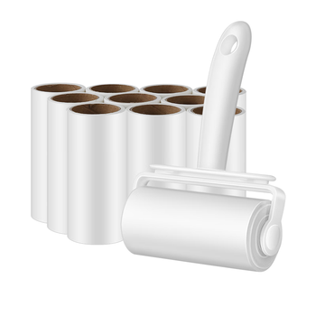 LYNN粘毛器10cm套装10卷纸600撕粘毛滚筒神器地毯床单沙发猫毛清理器