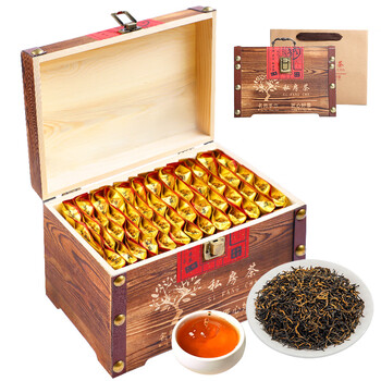 宝然红茶私房茶福建金骏眉蜜香型500g木箱礼盒装茶叶送人 端午节礼品