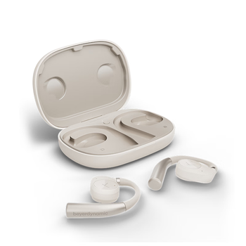 拜雅（beyerdynamic）弗里奥200 无线蓝牙开放式OWS耳挂式 VERIO 200运动跑步长续航通话佩戴舒适 奶油白