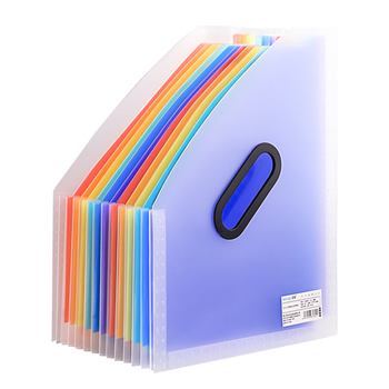 【开学必备】文谷(Wengu)可立式票据文件夹风琴包A4办公文件学生试卷收纳整理多功能文件框13格试卷文件夹 白色/FQB002