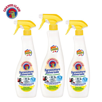 大公鸡管家 多功能油污净(柠檬香味) 厨房清洁去油污剂 600ml*3瓶