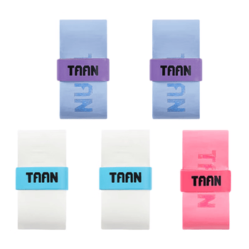 TAAN泰昂羽毛球拍手胶吸汗带微粘性5条装TW880（蒂蓝/粉/浅蓝/黑/紫）