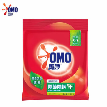 奥妙（OMO）除菌除螨洗衣1.8kg+除臭抑味洗衣粉2.7kg（4.5kg）