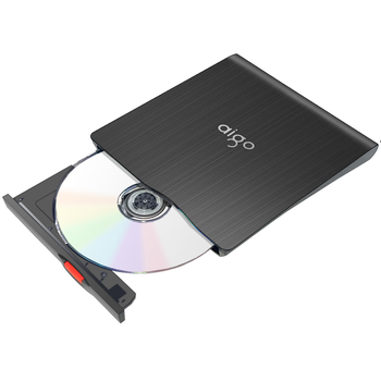 爱国者（aigo）8倍速 USB外置光驱 DVD外置刻录机 移动光驱 外接光驱 笔记本电脑便携光驱外置读刻一体黑色 G200