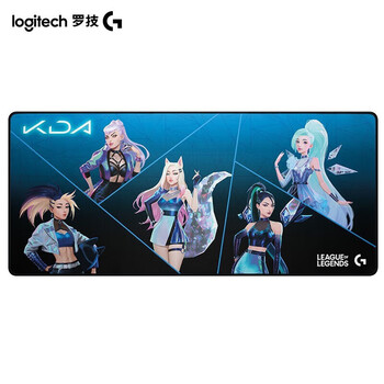罗技（Logitech）G840 XL游戏鼠标垫 超大400*900mm 罗技鼠标垫英雄联盟KDA限定款 G840 KDA桌垫