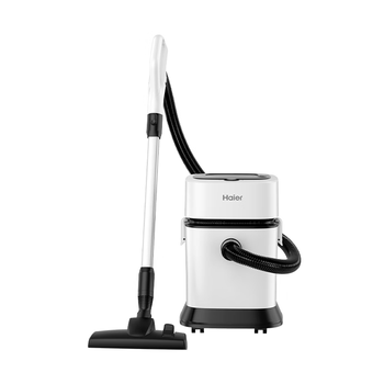 海尔（Haier）桶式吸尘器家用大吸力强力大功率吸尘机干湿两用吸灰除尘机一键收线HZ-T818W升级无级调速诚意好礼