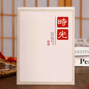 欧利文旅行大容量家庭纪念册插页式儿童影集宝宝相册成长记录册照片书（6寸过塑200张）-时光
