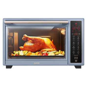 苏泊尔（SUPOR）空气炸电烤箱 38L独立控温烤炸一体 轻油低脂空气炸锅搪瓷热风循环 OD38AK813