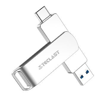 台电（TECLAST）64GB Type-C USB3.2手机U盘 双接口高速两用OTGU盘 安卓苹果笔记本电脑通用优盘