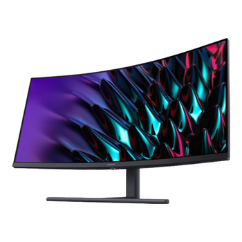 华为MateView GT 34英寸曲面显示器 WQHD 190Hz带鱼屏 快速液晶1ms 低蓝光无频闪 升降俯仰调节