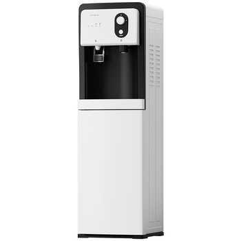 小质即热式饮水机家用立式下置式桶装水小型办公室速热饮水器烧水温热高端冰川白YR9503