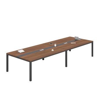 遇造会议桌长桌接待洽谈桌简约培训办公桌长条桌 2.4米会议桌