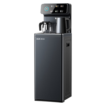 奥克斯（AUX）家用声控不锈钢电热水壶升级大款彩屏触控可多档调温水位检测加厚侧板制冷款茶吧机YCB-0.75-59
