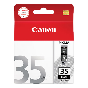 佳能原装墨盒PGI-35 BK黑色对机器零损害适用iP110/iP100/TR150打印机耗材家用商用