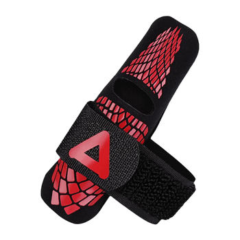 AQ手指固定保护指套运动篮排球护具黑红龙鳞加压款单只装B30928L/XL