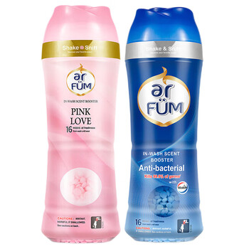 威露士纺优美系列留香珠柔顺护衣防静电持久留香/250g海洋香+鲜花玫瑰