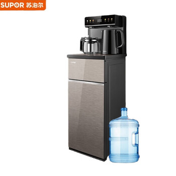 苏泊尔（SUPOR）茶吧机家用智能遥控六段控温双壶双出水多功能立式泡茶机6小时保温SW-CBJ30