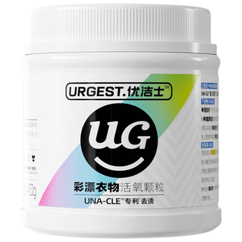 优洁士彩漂粉爆炸盐450g*1盒彩色白色通用漂白剂去黄增白宝宝衣物去污渍