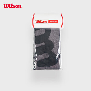 Wilson威尔胜运动毛巾 CHINA TOWEL SMU BLACK/GREY-WR8432901001