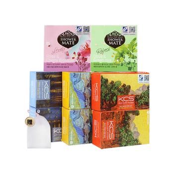 爱敬香氛皂混合装8块 洗脸洁面沐浴洗澡洗手香皂进口男女士礼物赠网袋