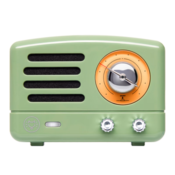 猫王收音机猫王灵感贴贴音响meet蓝牙音响冰箱贴磁吸音箱厨房创意摆件复古男女礼物高保真复古绿