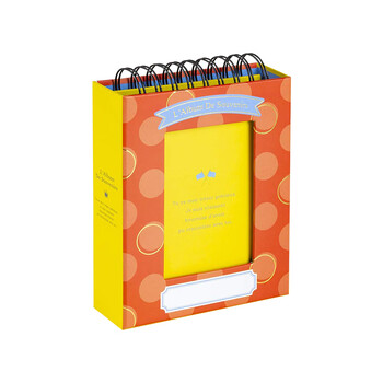 Nakabayashi仲林插页相册5寸60张宝宝儿童纪念册情侣相册影集相框迷你相册照片书 橙色 A-FTPT-301-R