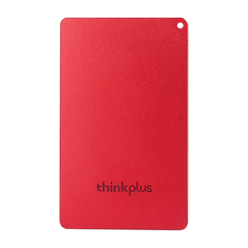 ThinkPlus联想  1TB移动固态硬盘 USB3.1高速PSSD移动硬盘小巧便携读取550MB/S US100红色