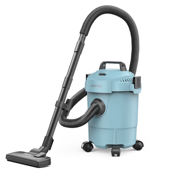 亿力吸尘器家用电器大功率车用桶式手持颜值款 吸水吸尘机干湿两用大吸力桶式有线小蓝桶12L 