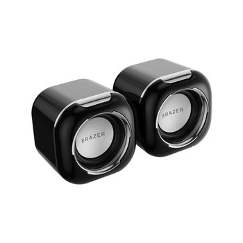 联想生态品牌异能者2.0有线电脑音箱迷你小音响小喇叭笔记本电脑桌面家用台式机USB高音质低音炮 S28黑