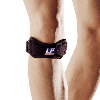 LP781专业级运动髌骨带护膝髌腱稳固加压束缚带跑步登山羽毛球 均码