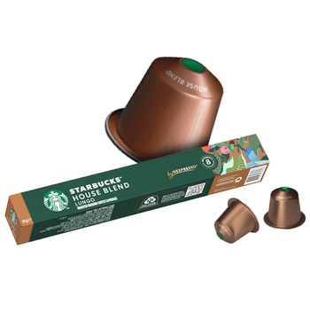 星巴克(Starbucks)胶囊咖啡 特选综合中烘黑咖啡5.7g*10颗 适配Nespresso胶囊机