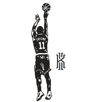 【京东家居】※篮球nba海报墙贴詹姆斯墙壁画壁纸宿舍欧文库里明星