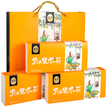 沁漓广西特产桂林罗汉果独立包装伴手礼150g永福黄金罗汉果茶仁芯礼盒