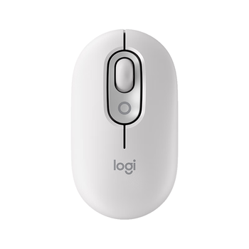 罗技（Logitech）POP MOUSE 无线鼠标 蓝牙鼠标 高颜值办公鼠标 珍珠白