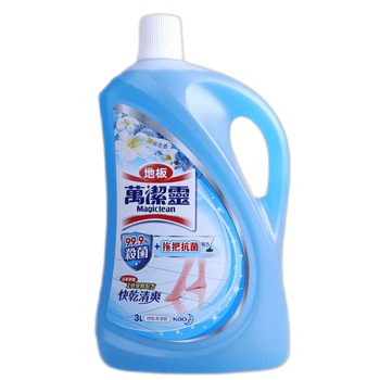 花王（KAO）万洁灵地板清洁剂 (清新花香)3L木地板清洁剂大理石净瓷砖清洁剂