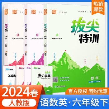 【科目自选】2021春尖子生题库六年级语文数学人教北师自选小学六年级数学教材课本同步练习册应用题