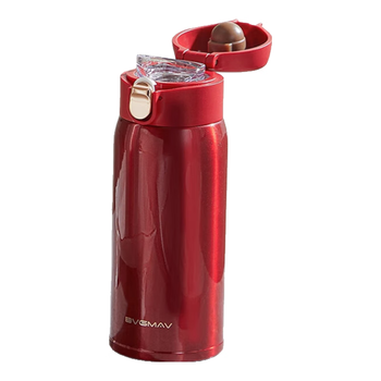 宝威玛（BVGMAV）保温杯男女士学生316不锈钢小容量水杯子高档便携直饮弹盖随身杯