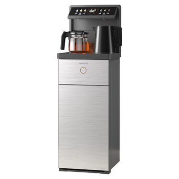 九阳（Joyoung）茶吧机家用高端客厅用饮水机 彩色大屏 智能防溢可折叠背板316L不锈钢烧水壶电热水壶 制冷WH235C