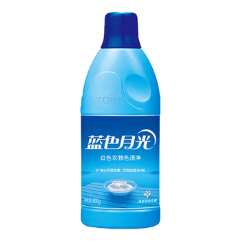 蓝月亮蓝色月光 白色衣物色渍净 漂白剂600g 白衣去黄去渍增白