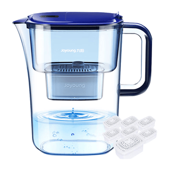 九阳（Joyoung）滤水壶 过滤净水器 家用净水壶 JYW-B05（1壶7芯套装）