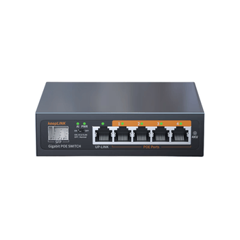 keepLINK KP-9000-204GP千兆6口标准云网管POE供电交换机52W摄像头监控AI智能分流器/台