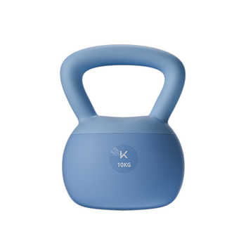 Keep软壶铃男士家用提壶哑铃全身力量肌肉训练健身器材海洋蓝10公斤