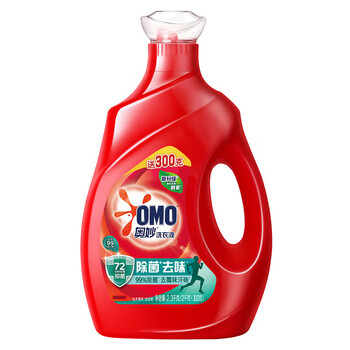 奥妙(OMO) 洗衣液 除菌去味2.3kg(2KG+300G) 去污留香