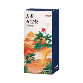 京东京造鲜来多人参五宝茶150g(5g*30)【京东自营】滋补茶可定制养生茶