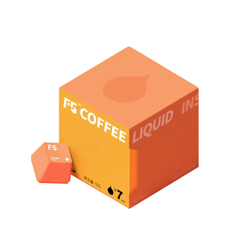 F5速溶黑咖啡浓缩 甜橙风味 鲜萃咖啡液 13g*7颗/盒