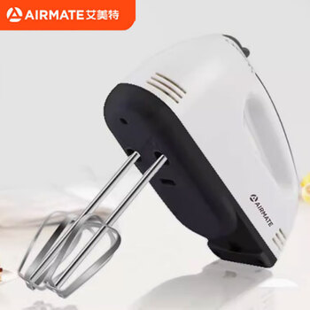 艾美特 打蛋器 CL0102 家用便携迷你果酱奶油打蛋机小型打蛋器 120W集中型搅拌 电动打蛋器 白色 
