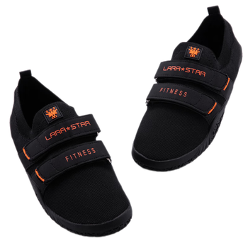 劳拉之星二代深蹲硬拉鞋室内健身综合训练鞋男女举重赤足透气防滑 黑色42