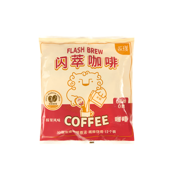 永璞咖啡液浓缩黑咖啡速溶无糖美式拿铁闪萃无糖榛果风味 18g*12颗