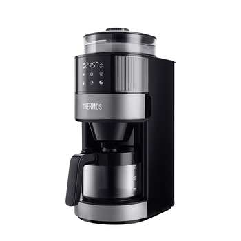膳魔师（THERMOS）美式咖啡机 全自动研磨一体 家用小型现磨咖啡机 滴滤式豆粉双用智能预设EHA-3461E