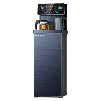 奥克斯（AUX）家用饮水机 升级316彩钢电热水壶 全水路抑菌13档温控立式加高款制冷茶吧机YC-0.75-26